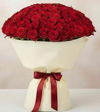 Букет 101 Красная роза Милано в Георгиевске