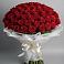 Букет 101 Красная роза Блэк Мэджик в Георгиевске
