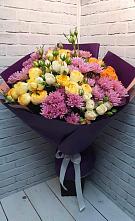 Букет цветов из:  Хризантемы и Розы в Георгиевске
