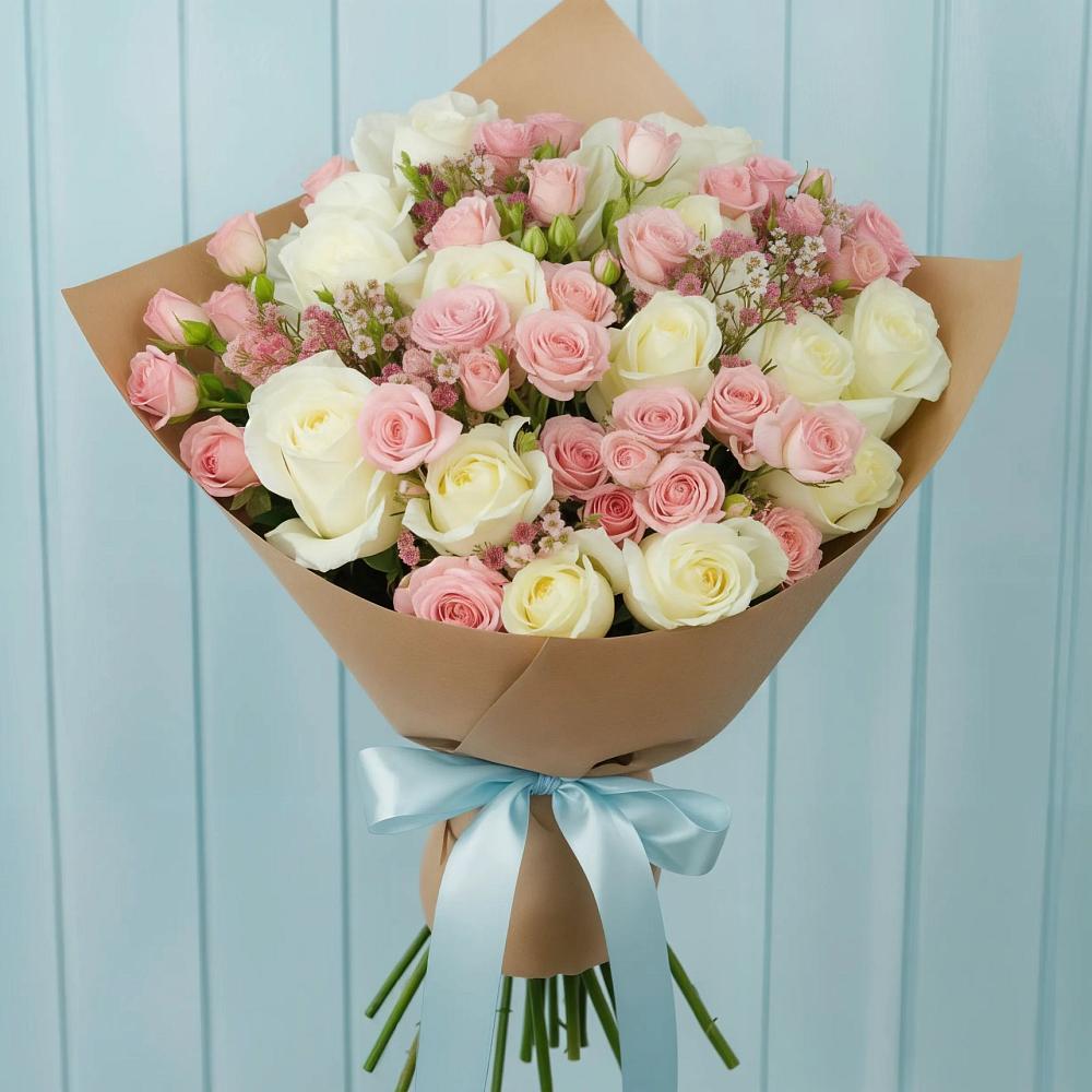 Букет цветов из: Розы в Георгиевске