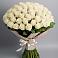 Букет 101 беля роза Белоснежка в Георгиевске