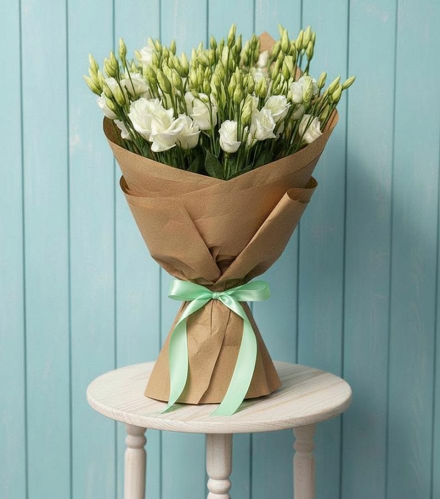 Букет цветов из: Лизиантусы в Георгиевске