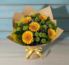 Букет цветов из:  Герберы и Хризантемы в Георгиевске
