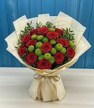 Букет цветов из:  Розы и Хризантемы в Георгиевске