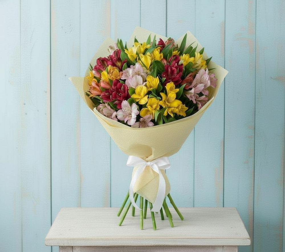 Букет цветов из: Альстромерии в Георгиевске