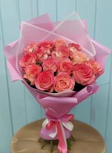 Букет 15 Розовых роз Равель в Георгиевске