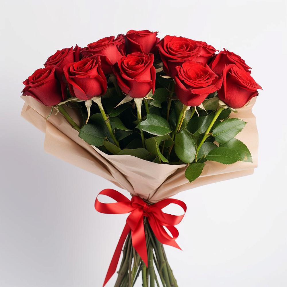 Букет 11 Красных роз Эдлесс Лав в Георгиевске